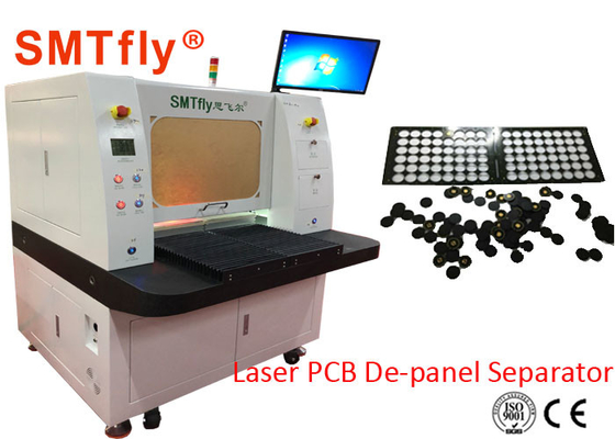 máquina electrónica del PWB Depanelizer del laser de 100mm/S 0.6m m con el sensor seguro