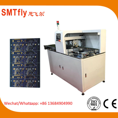 Escalonamiento/dispositivo impulsado por motor servo del separador del PWB del V-corte con las cuchillas circulares múltiples