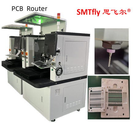 Surco de la máquina V del router del PWB Depaneling de 1.5KW 60000RPM 3.5m m CEM