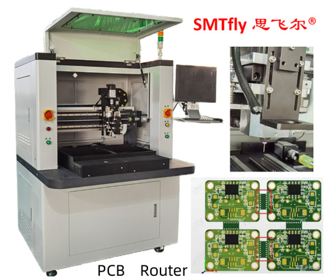 Máquina de desinstalación del router de PCB fuera de línea Máquina de fabricación de placas de circuito de posicionamiento de 0.01 mm
