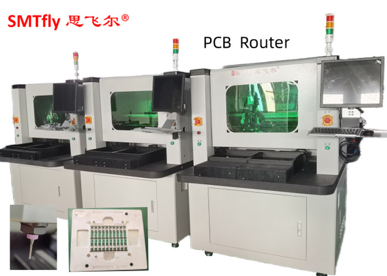 Máquina del router de la máquina/PWB Depaneling de la fabricación del PWB con la precisión de 0.01m m