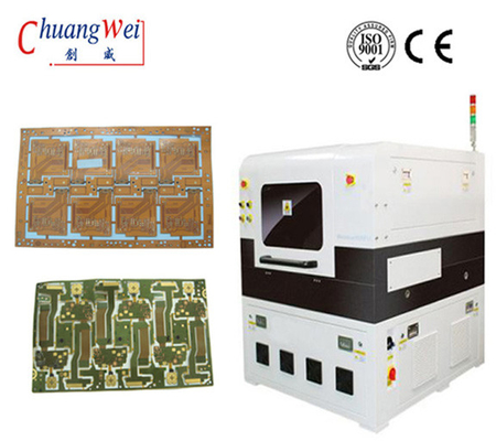 Máquina de eliminación de paneles de PCB con láser sin tensión 18W Optowave 355nm