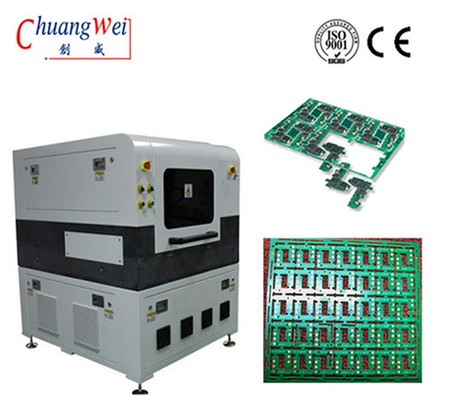 Máquina de eliminación de paneles de PCB con láser sin tensión 18W Optowave 355nm