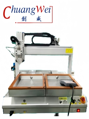 Máquina de encaminamiento de PCB Máquina de destornillador electrónico automático de doble estación