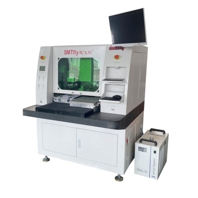Separación de paneles de láser de PCB fuera de línea 335mm Mesas de trabajo dobles 0.03mm Precisión