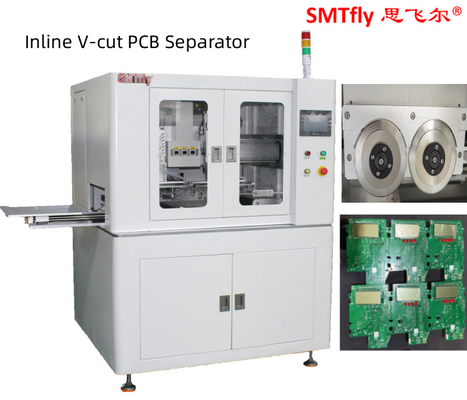 Máquina de separación de PCB totalmente automática en línea V-Cut 0.8mpa