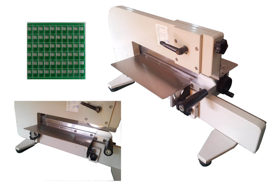 Máquina de separación de PCB de marco de acero de corte motorizado 330mm Fr4 empuje manual