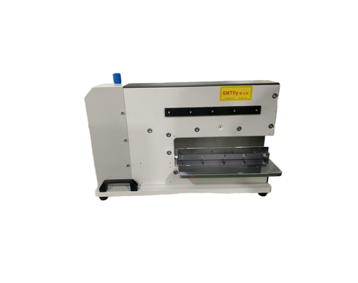 Cuchillo recto PCB V máquina de corte PCBA ensamblaje DE expertos en paneles impulsados neumáticamente