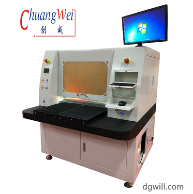 15W Máquina de desinstalación de PCB con láser Mesa doble Máquina de láseres UV de estado sólido fuera de línea