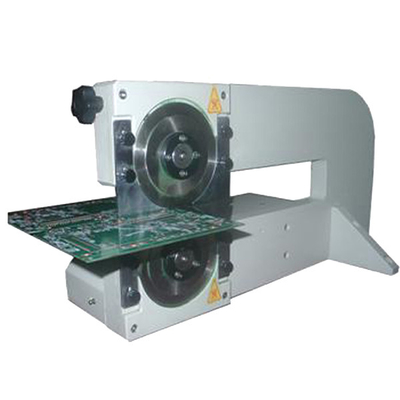 Máquina de separación de PCB de hoja circular motorizada para ensamblaje SMT PCBA de alta eficiencia