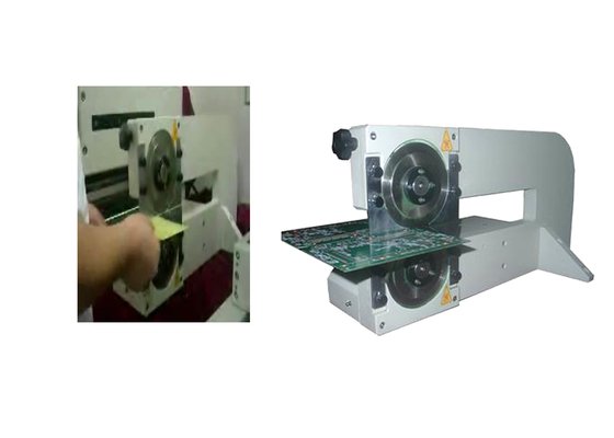 Máquina de separación de PCB de hoja circular motorizada para ensamblaje SMT PCBA de alta eficiencia