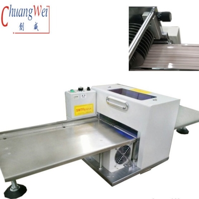Máquina de despanelización de PCB de 400 mm / s totalmente automática para la línea de producción de LED T8 T5