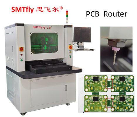 3Máquina de enrutador de PCB de espesor de.5 mm CNC personalizada con precisión de posicionamiento de 0.01 mm