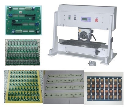 Máquina de separación de PCB de precisión estructural tipo automático motorizado con control de programa LCD