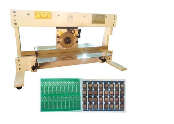 Máquina de separación de PCB manual para paneles de led, placas circulares y lineales de PCB