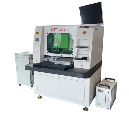 15W Máquina de desinstalación de PCB con láser Mesa doble Máquina de láseres UV de estado sólido fuera de línea