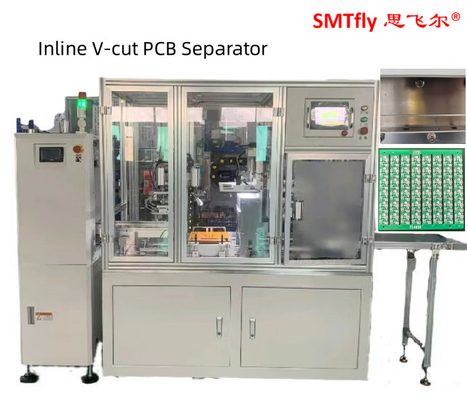 0.7Mpa Máquina de corte de PCB V en línea Pneumática 3.5mm Lámina lineal 330mm Control de válvula electromagnética