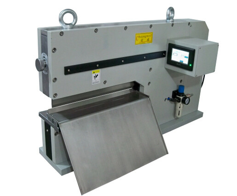 Máquina avanzada de corte de PCB neumático V para el manejo de componentes altos