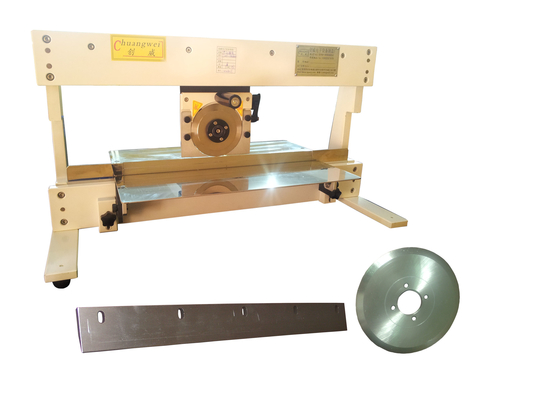 CWV-1M Máquina de desinstalación de PCB con hoja lineal ajustable y hoja circular