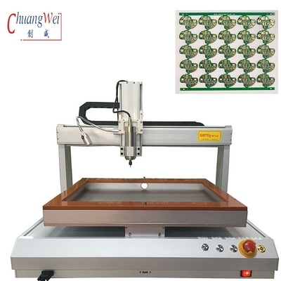 Máquina de rotación de PCB de banco único de escritorio con corte de alta velocidad y larga vida útil