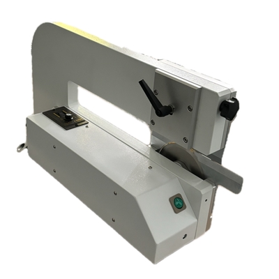 Máquina de separación de PCB de hoja circular motorizada de alta eficiencia para ensamblaje SMT PCBA