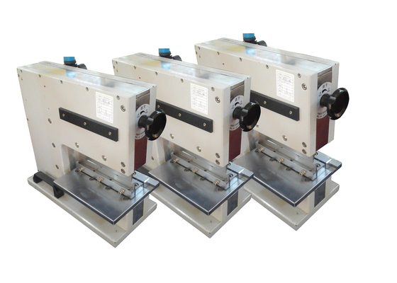 Cortar tablas metálicas sin esfuerzo con CWVC-220 Pneumático V Groove máquina de corte de PCB