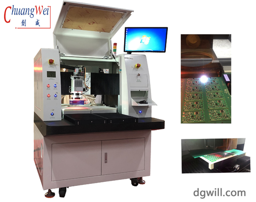 Máquina de eliminación de paneles de PCB con láser de alta precisión con ancho mínimo de línea de 0,002 mm
