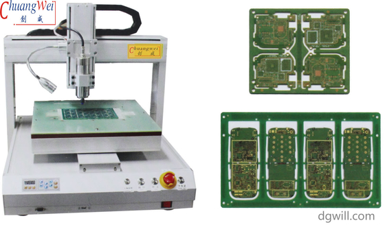 Máquina de enrutador de PCB de alta precisión de escritorio 650mm X 450mm Área de trabajo CWVC-3A