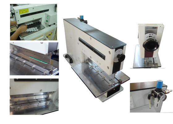 Máquina de corte de PCB neumático con ranura en V SMTfly-480J con función de contador de capacidad