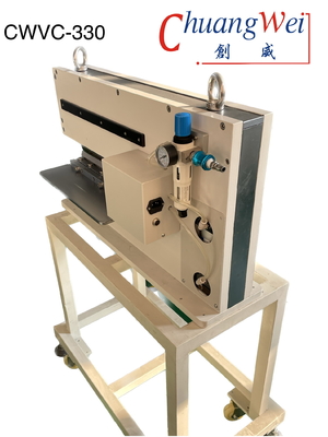 Máquina de corte de PCB V accionada neumáticamente Despanelizador separa tablas de hasta 2,5 mm de espesor