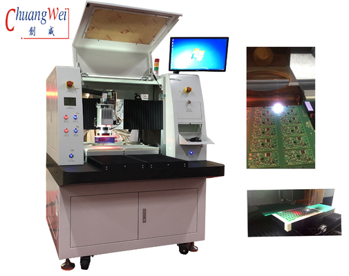 Máquina de eliminación de paneles por láser de PCB de alto rendimiento con ancho mínimo de línea de procesamiento de 0,002 mm