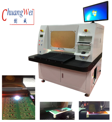 Máquina de eliminación de paneles por láser de PCB de alto rendimiento con ancho mínimo de línea de procesamiento de 0,002 mm