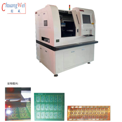Máquina de eliminación de paneles de PCB con láser de alta precisión con precisión de posicionamiento de 0,002 mm