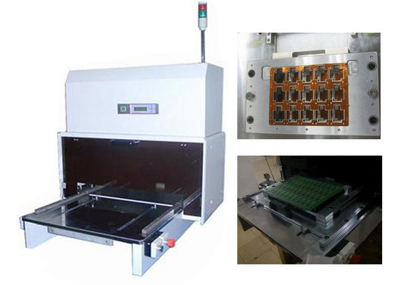 Máquina industrial semi auto neumática 220V del sacador del PWB del agujero del metal de SMT