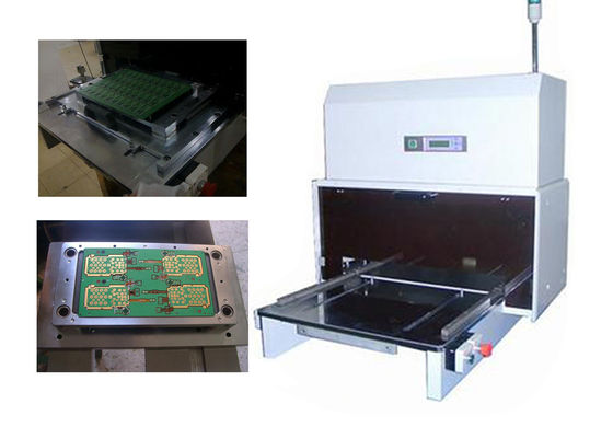 De 0.08M M LCD de la exhibición gruesa del CNC punzonadora del PWB neumáticamente