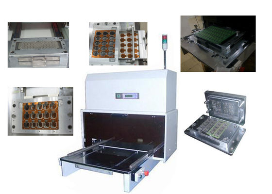 Máquina industrial semi auto neumática 220V del sacador del PWB del agujero del metal de SMT