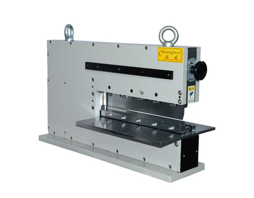 Máquina de corte de PCB de corte en V accionada neumáticamente con control de válvula electromagnética