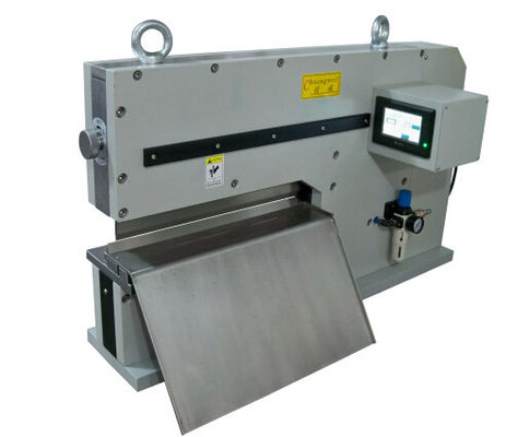 el PWB V de 10W L450mm Max Shearing cortó la máquina para el tablero del alumbre del LED, guillotina del PWB