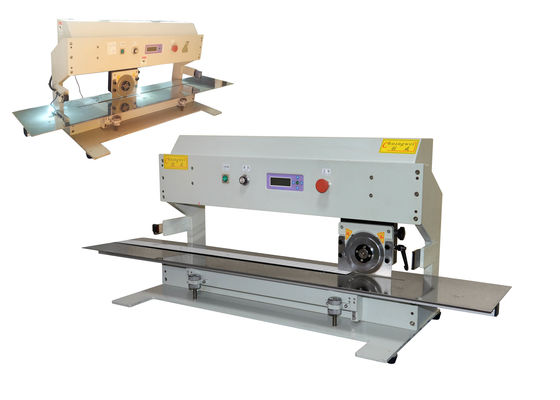 Máquina de separador de PCB con cortador de alimentación de transmisión para cortar y cortar placa electrónica