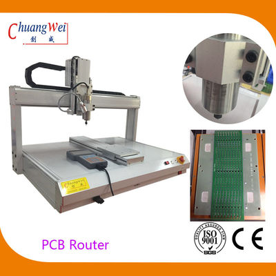 50000r/s Separador de PCB de mesa única con precisión de enrutamiento de 0,1 mm, Máquina de corte de PCB