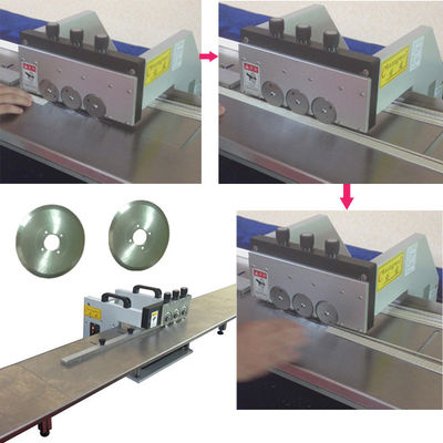 Máquina de desinstalación de PCB de plataforma larga de corte de múltiples secciones para alta precisión