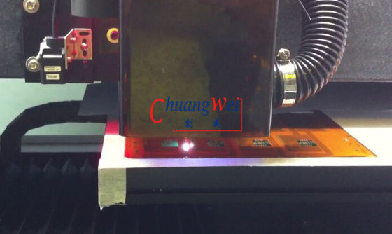 máquina del PWB Depaneling del laser de 18W Optowave 355nm sin la tensión
