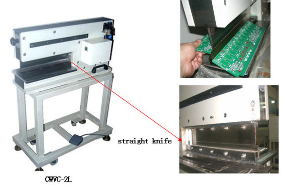 PWB neumáticamente conducido motorizado Depanelizer de la máquina del separador del PWB del V-corte