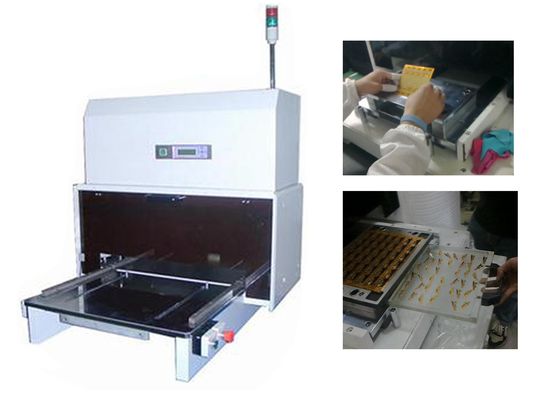 De 0.08M M LCD de la exhibición gruesa del CNC punzonadora del PWB neumáticamente