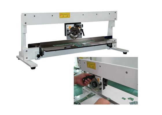 Máquina de separación de PCB de altura ajustable para diferentes profundidades de ranuras