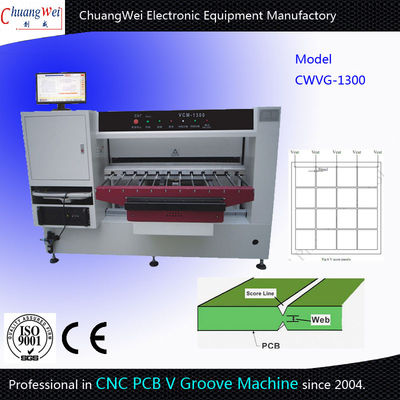 3.0KW máquina del router del PWB Depaneling, máquina de recortar del PWB 5kg/Cm2