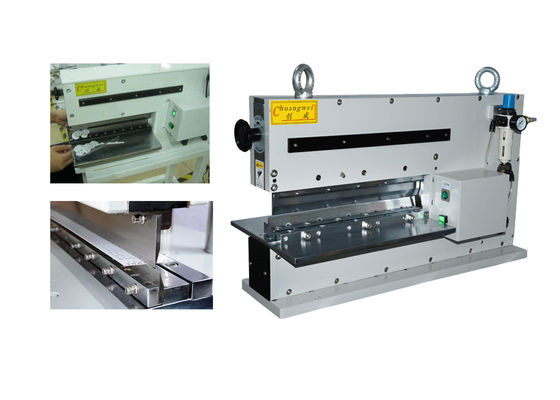 Máquina de corte en V neumática para la despanelización de PCB con hoja lineal motorizada CWVC-2L