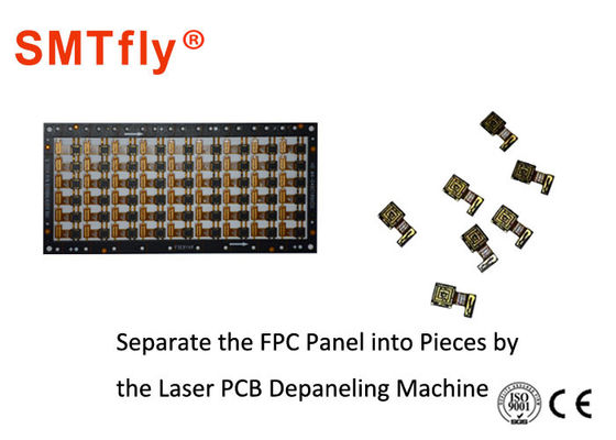 Cabeza ULTRAVIOLETA automática del laser de SMT de la cortadora del laser del PWB de 18W 355nm